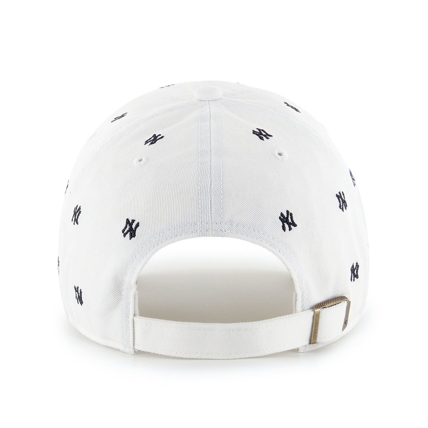 New York Yankees '47 White Confetti All Over Women's Clean Up Adjustable Hat