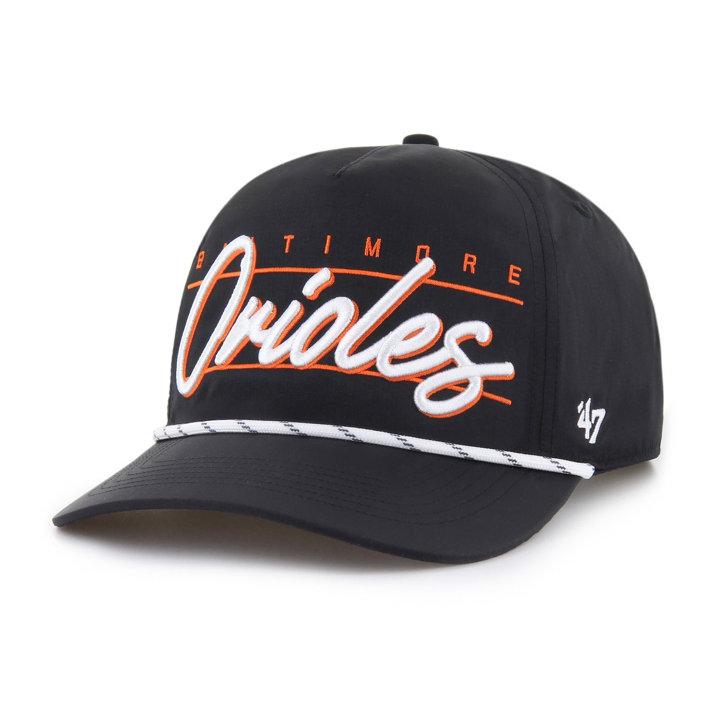 Baltimore Orioles '47 Condor Hitch Adjustable Hat - Black