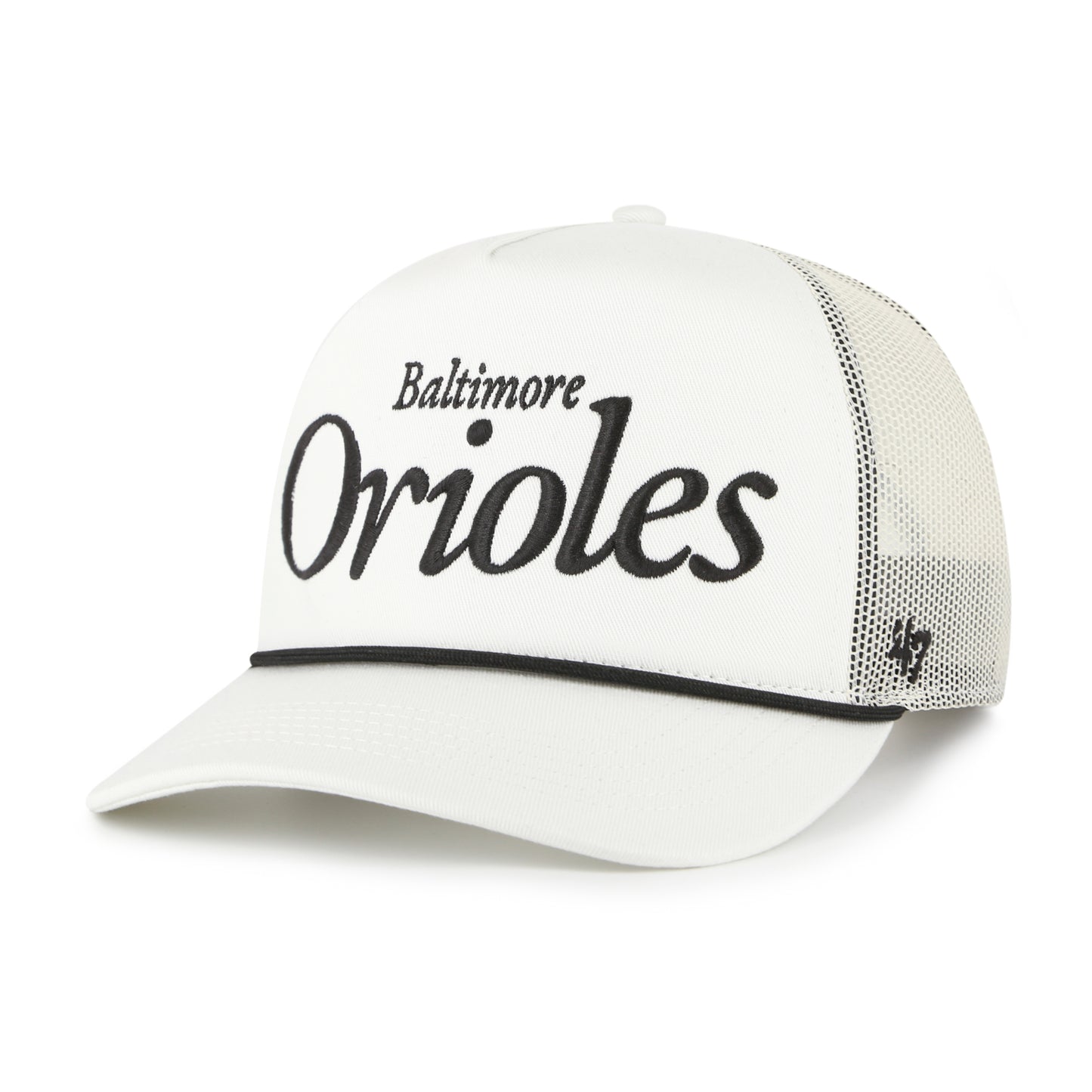 Baltimore Orioles '47 Sandstone Foundation Script Rope Hitch Snap Back