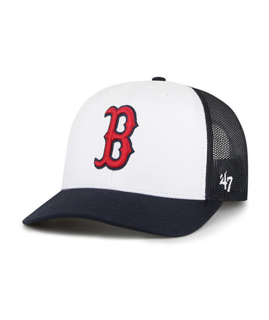 Boston Red Sox '47 Brand Mesh Freshman Trucker Snapback Hat