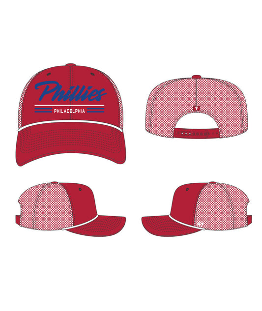 Philadelphia Phillies '47 Garner Trucker Adjustable Hat - Red