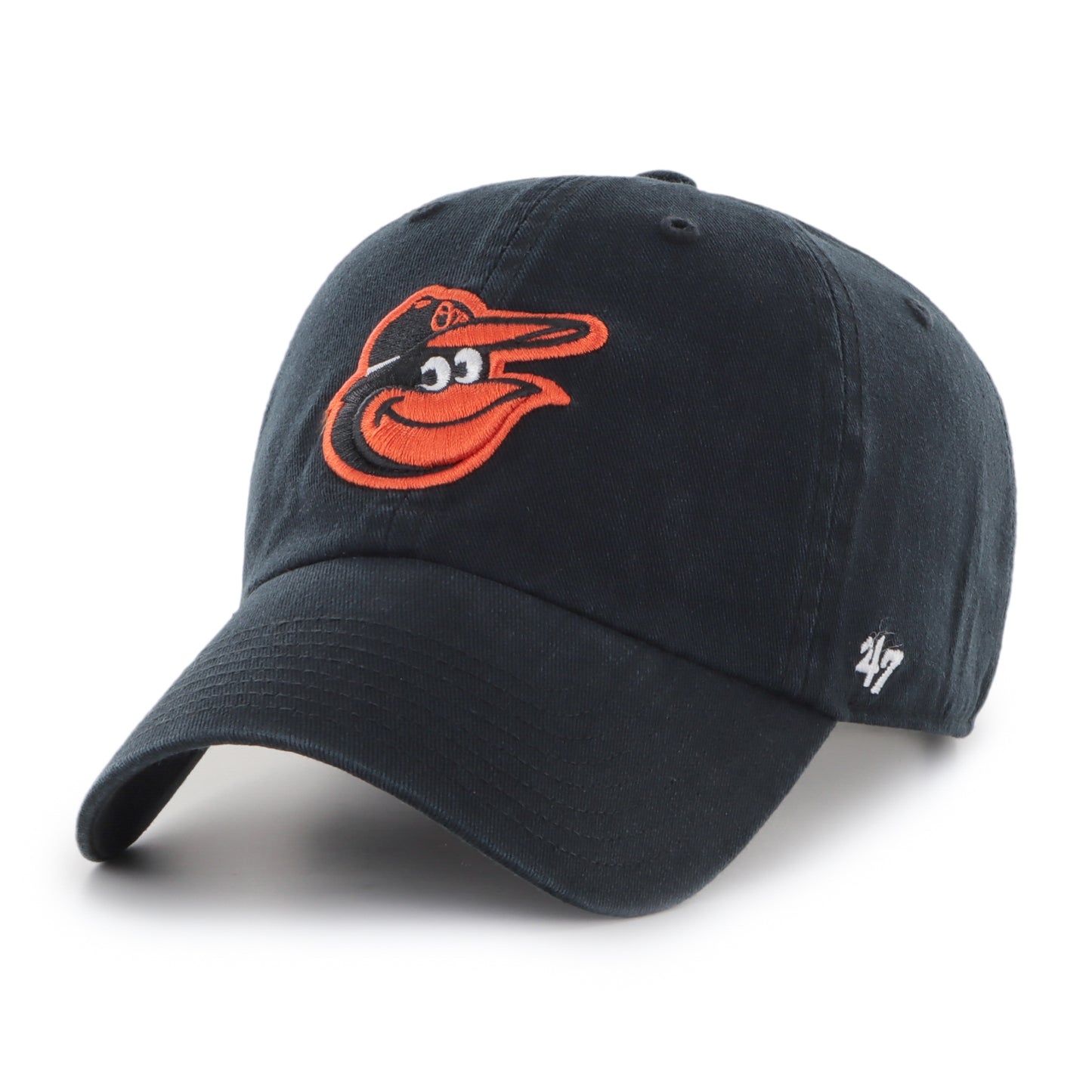 Baltimore Orioles '47 Heritage American Flag Clean Up Adjustable Hat - Black