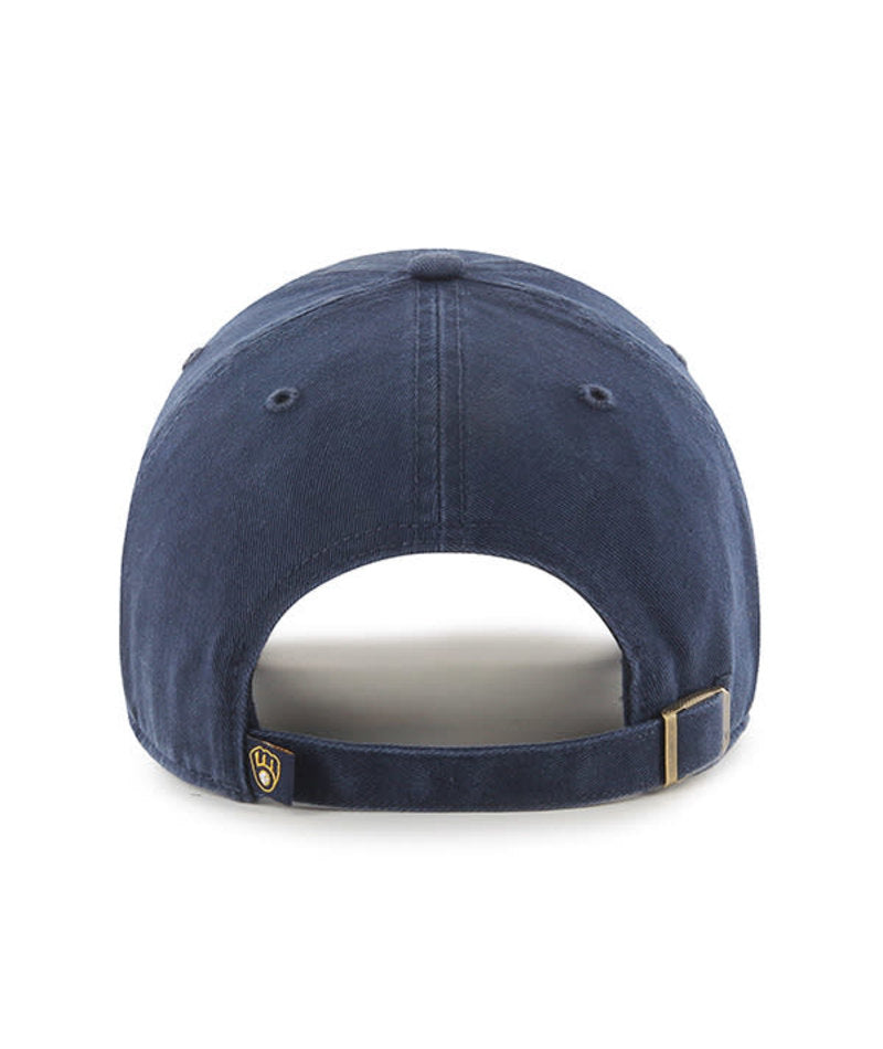 Milwaukee Brewers '47 Brand Clean Up Adjustable Hat- Navy