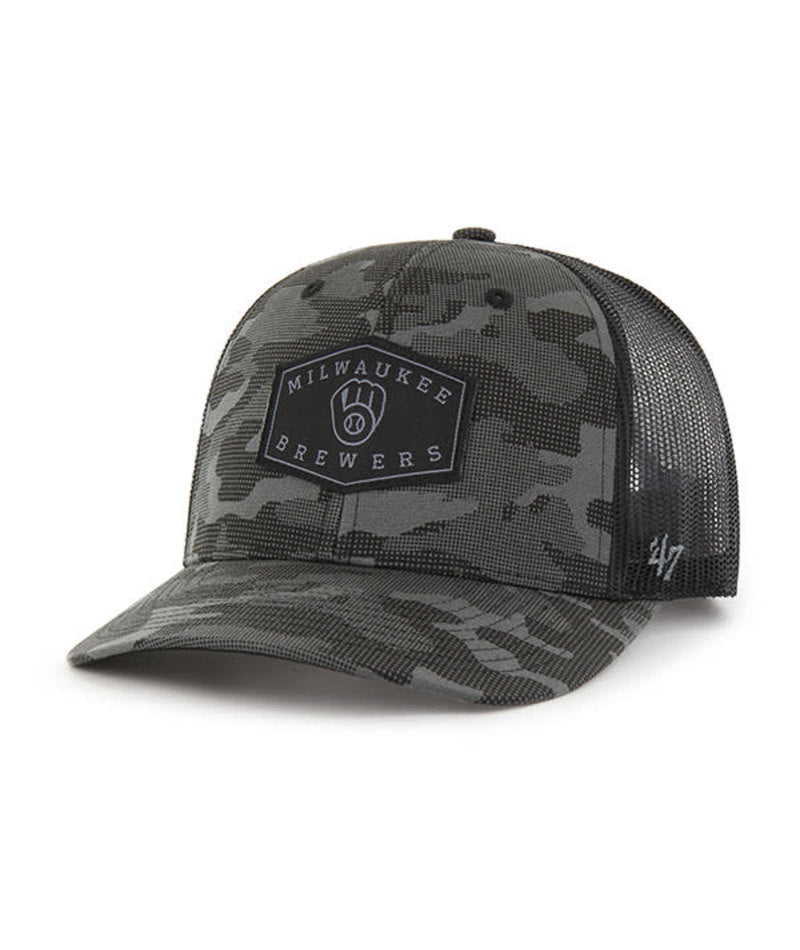 Milwaukee Brewers '47 Brand Tonal Convoy Camo Trucker