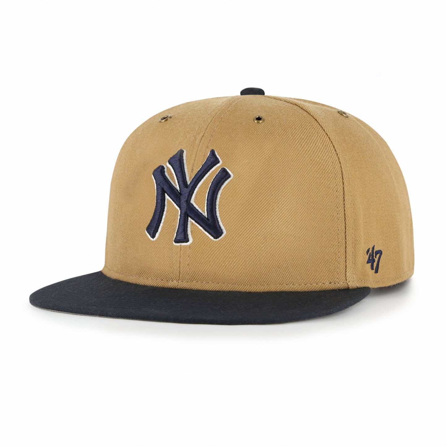 New York Yankees '47 Brand Sure Shot Captain Snap Back - Camel