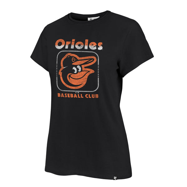 Baltimore Orioles '47 Women's In Stereo Frankie T-Shit- Black