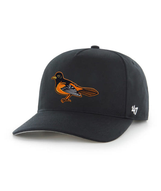 Baltimore Orioles '47 Brand Cooperstown Black Hitch Snapback Hat