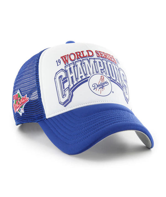 Los Angeles Dodgers '47 Brand World Series Champions Foam Trucker Snapback
