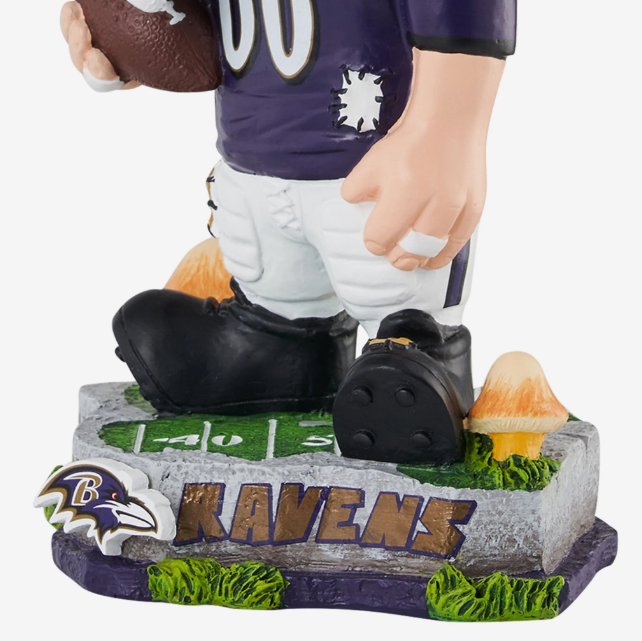 Baltimore Ravens FOCO Game Day Bobble Head Gnome