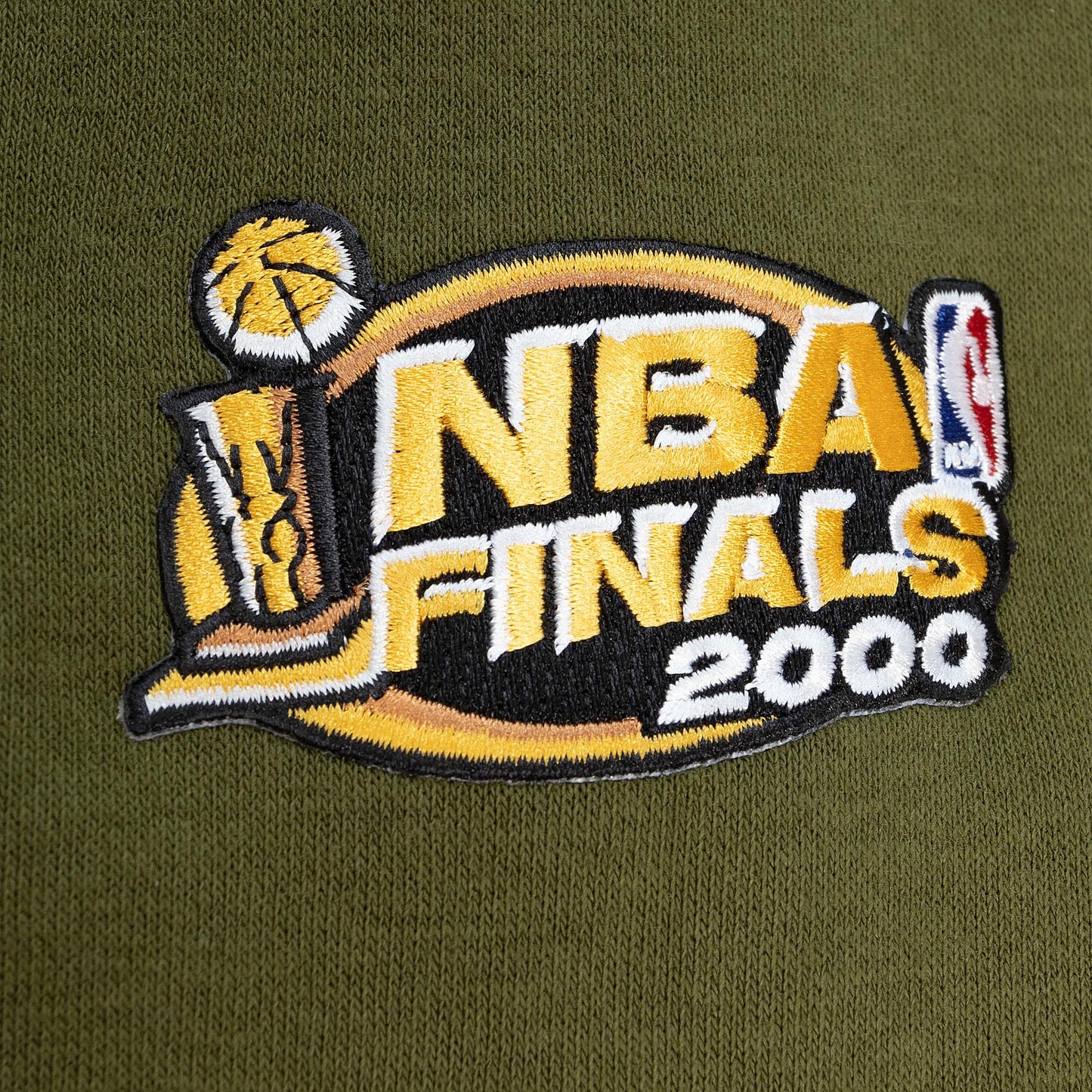 Los Angeles Lakers Mitchell & Ness Flight Script Olive Hoody