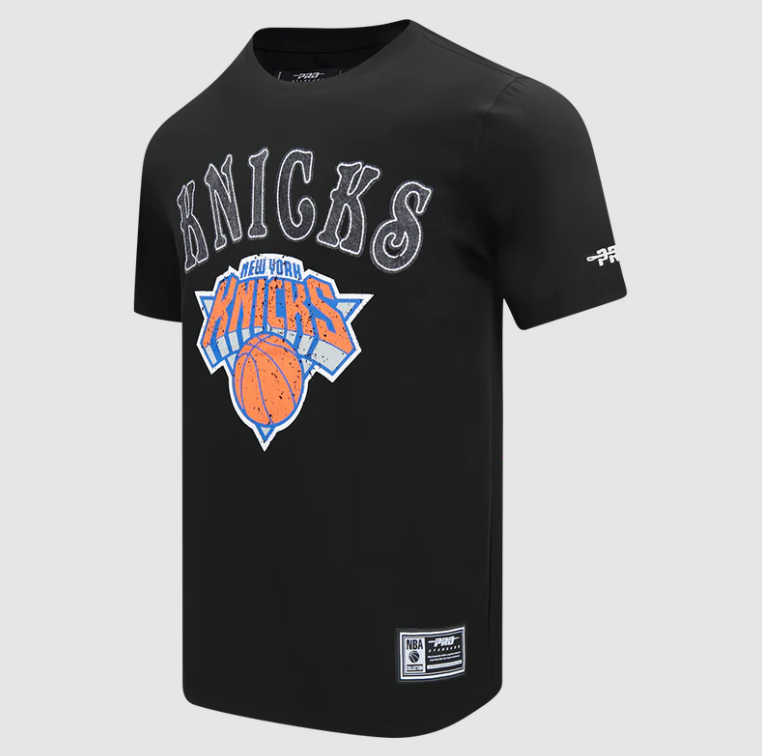 New York Knicks Pro Standard Rebel Athletics Stacked Logo- Black