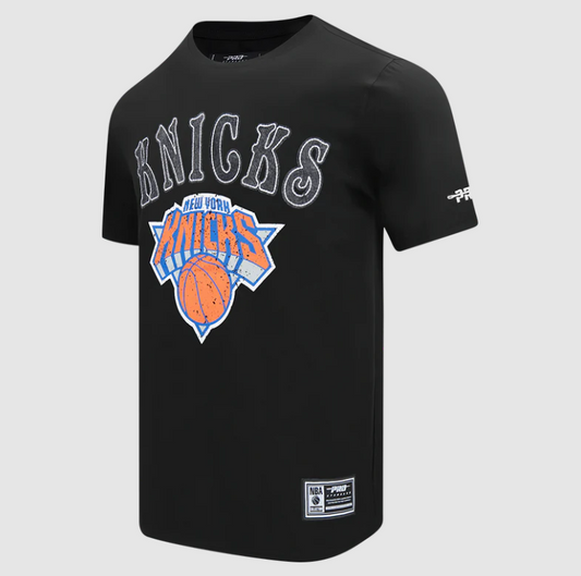 New York Knicks Pro Standard Rebel Athletics Stacked Logo- Black