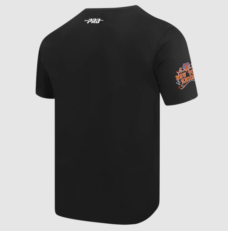 New York Knicks Pro Standard Rebel Athletics Stacked Logo- Black