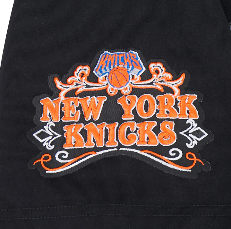 New York Knicks Pro Standard Rebel Athletics Stacked Logo- Black