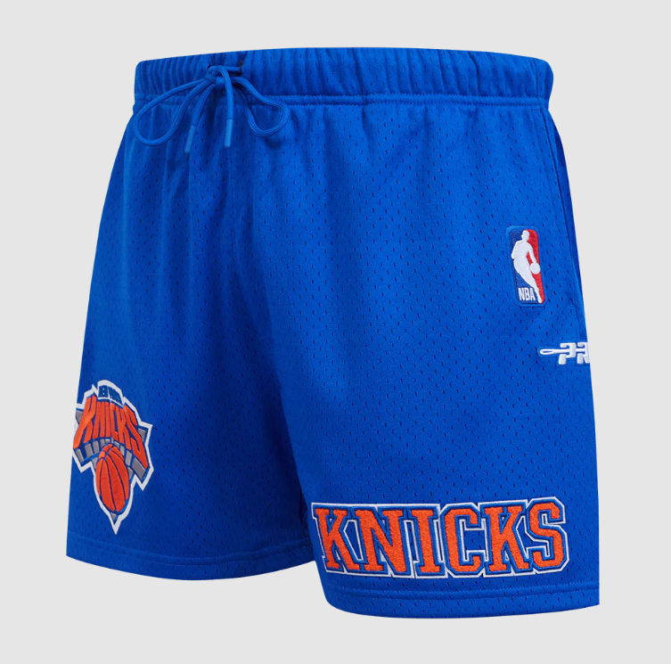 New York Knicks Pro Standard Souvenir Mesh Men's Shorts-Blue