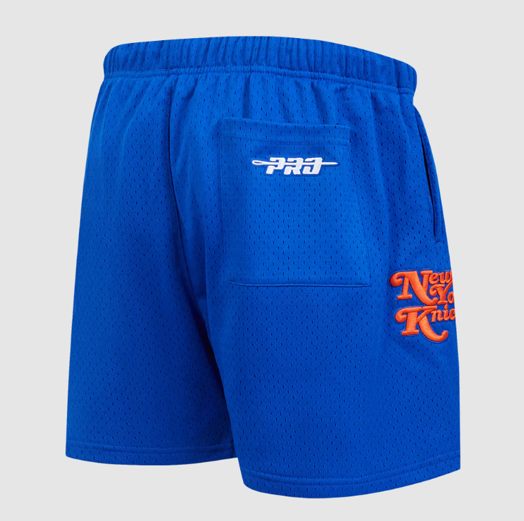 New York Knicks Pro Standard Souvenir Mesh Men's Shorts-Blue