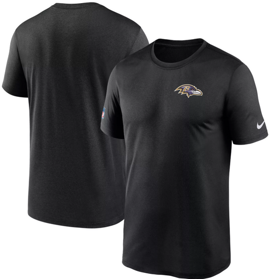 Baltimore Ravens Nike "Dri-Fit" Black Legend Logo T-Shirt