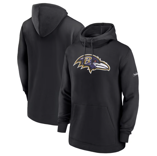 Baltimore Ravens Nike Men's Black Classic Pullover Hoodie