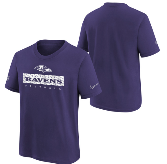 Baltimore Ravens Nike Purple "Dri-Fit" Sideline Performance T-Shirt