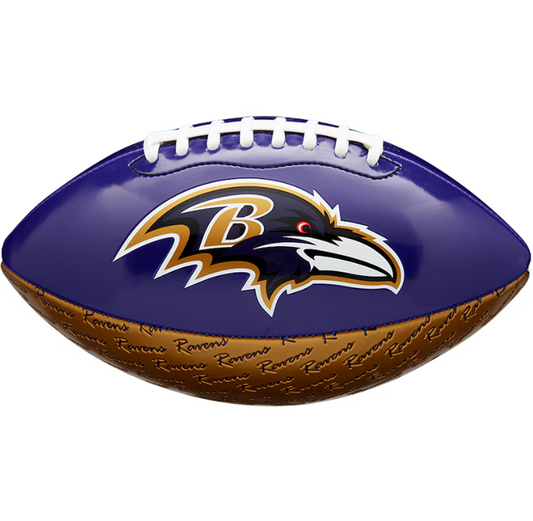 Baltimore Ravens Wilson Mini Team Peewee Debossed Football