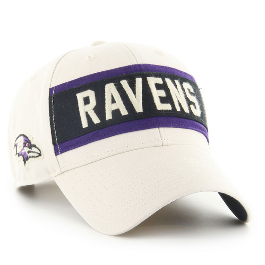 Baltimore Ravens '47 Crossroad MVP Adjustable Hat - Cream