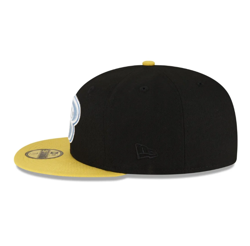 Baltimore Ravens New Era  Chartreuse Visor 59FIFTY Fitted Hat