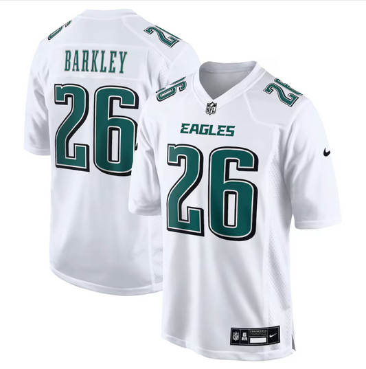 Philadelphia Eagles Nike #26  Saquon Barkley Fashion Game Day Men's Jersey - White