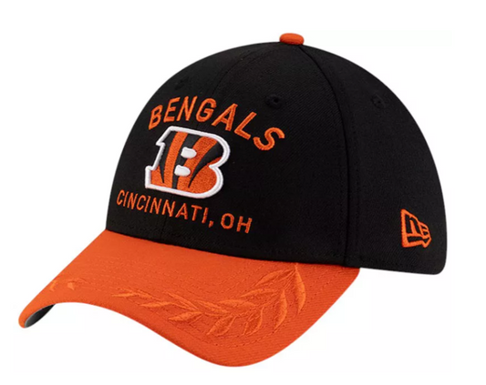 Cincinnati Bengals New Era 2025 Draft 39THIRTY Flex Hat -Orange/Black