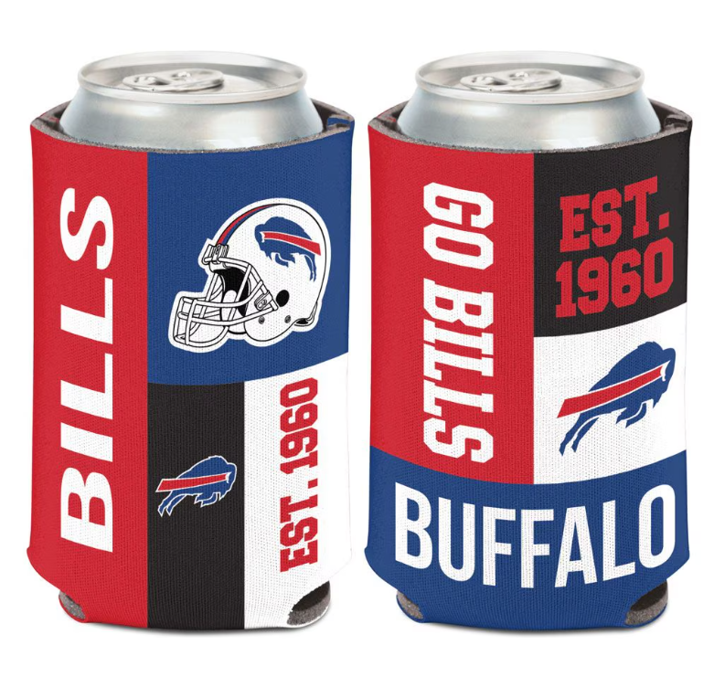 Buffalo Bills Color Block Can Cooler