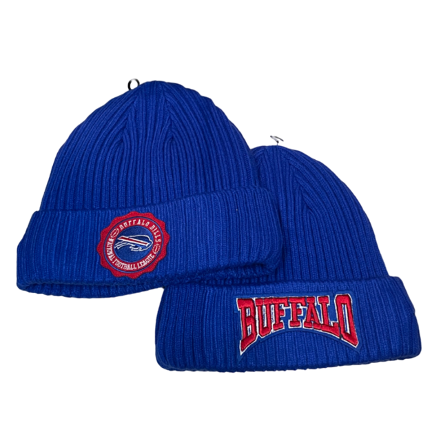Buffalo Bills Pro Standard Crest Emblem Beanie Knit Hat - Blue