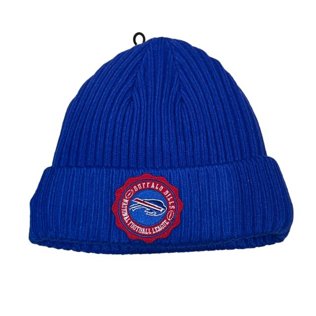 Buffalo Bills Pro Standard Crest Emblem Beanie Knit Hat - Blue
