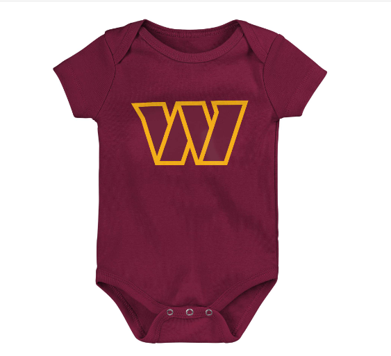 Washington Commanders Outerstuff Infant Born A Fan 3-Pack Creeper Bodysuit Set
