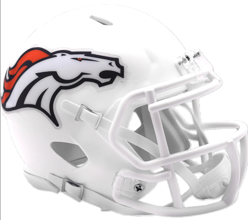 Denver Broncos Riddell 2024 Alternate White Speed Mini Helmet