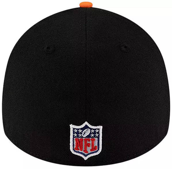 Denver Broncos New Era 2025 Draft 39THIRTY Flex Hat -Orange/Black