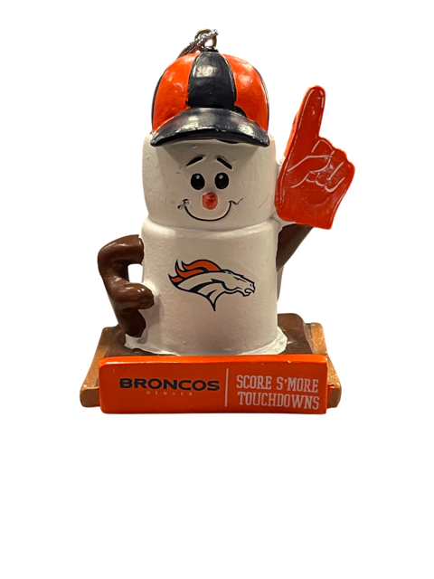 Denver Broncos FOCO Smore Snowman Ornament