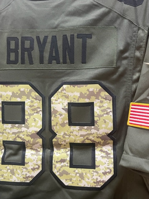Dallas Cowboys Nike  #88 Dez Bryant Green Limited Salute to Service Men's Jersey