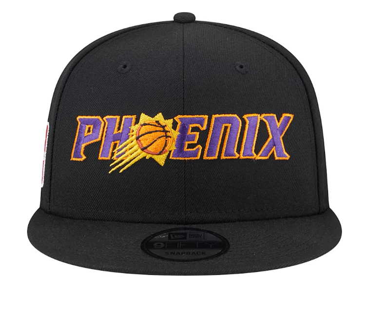 Phoenix Suns New Era Logo Blend 9FIFTY Hat - Black