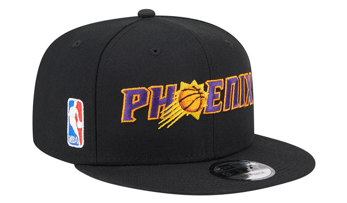 Phoenix Suns New Era Logo Blend 9FIFTY Hat - Black