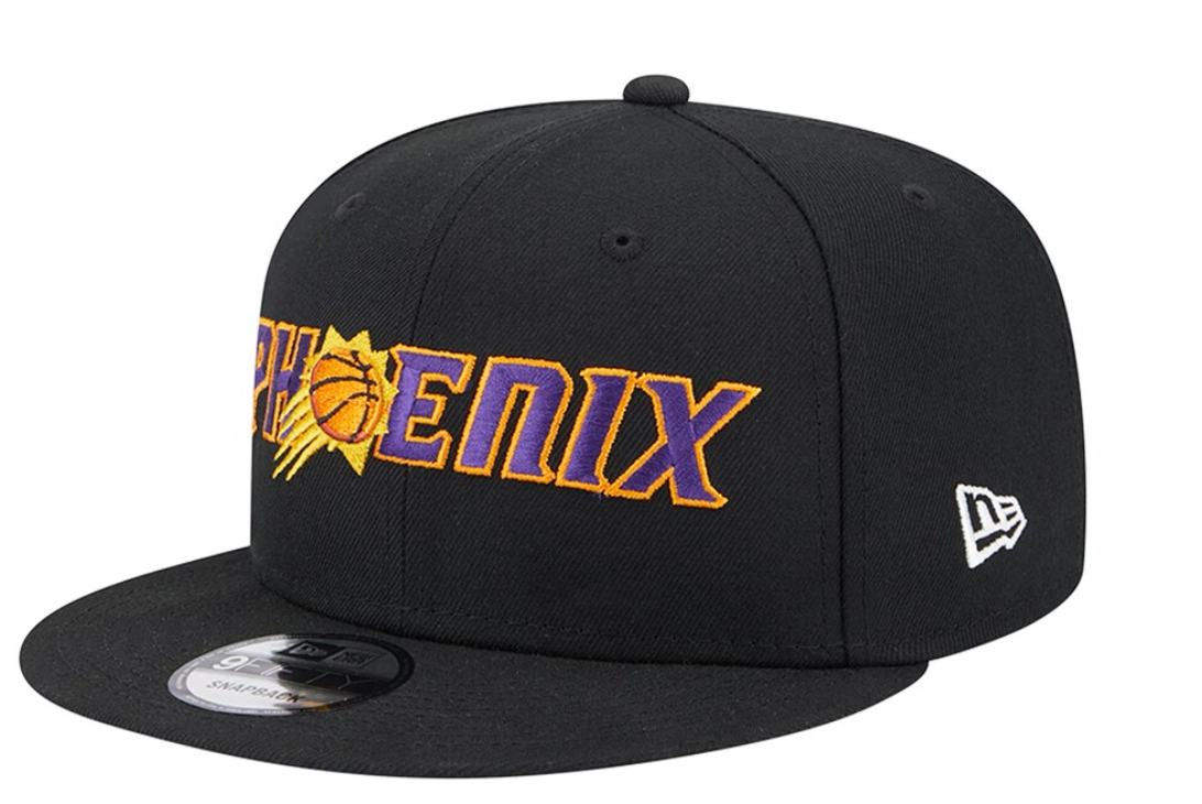 Phoenix Suns New Era Logo Blend 9FIFTY Hat - Black