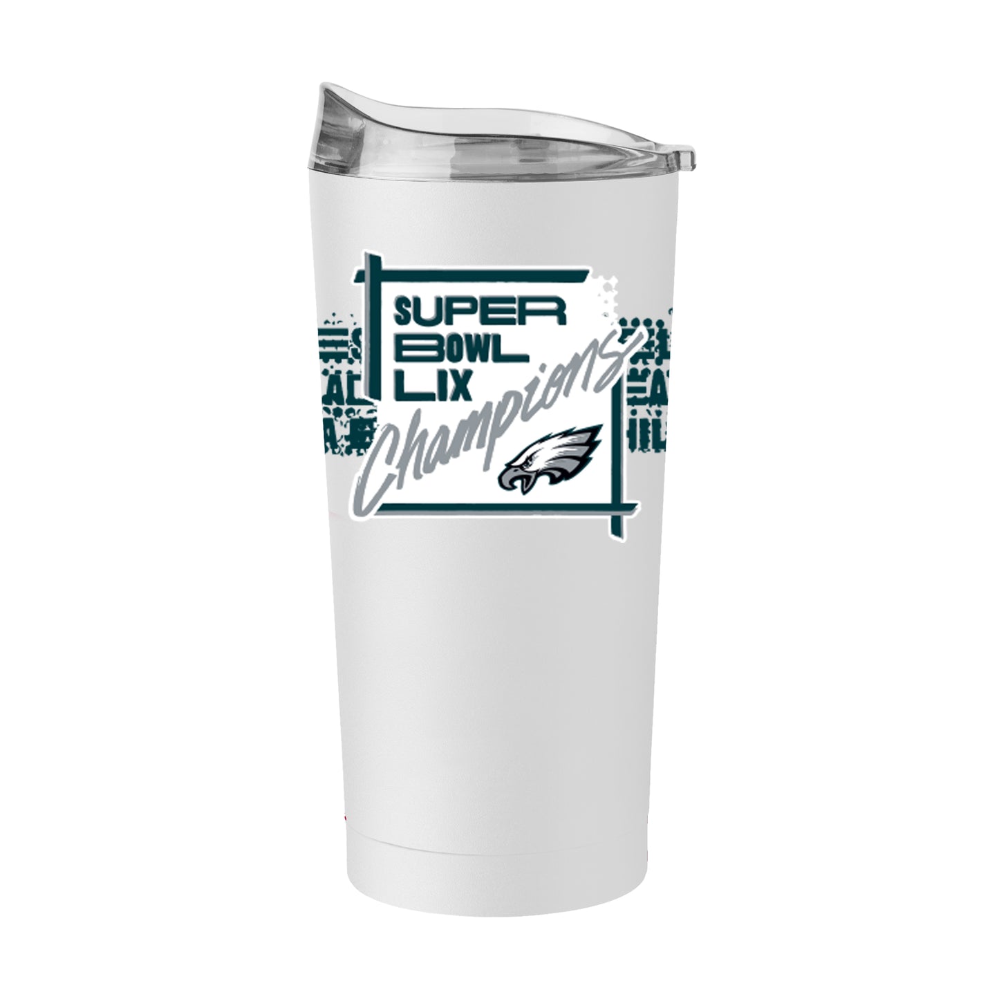 Philadelphia Eagles Logo Brands Super Bowl LIX Champions 20oz Tumbler