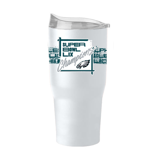 Philadelphia Eagles Logo Brands Super Bowl LIX Champions 30oz Tumbler