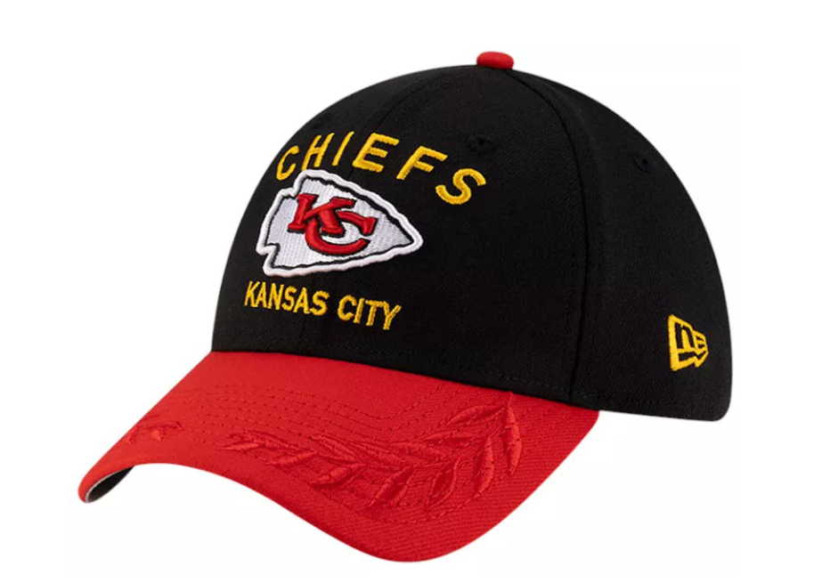 Kansas City Chiefs New Era 2025 Draft 39THIRTY Flex Hat -Red/Black