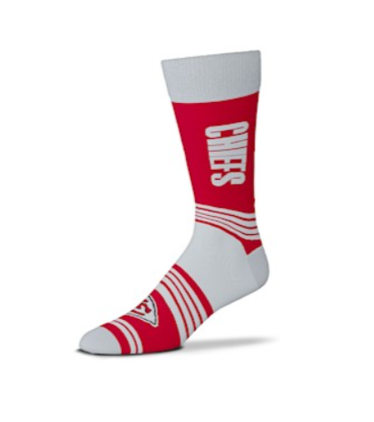 Kansas City Chiefs For Bare Feet Go Team Socks OSFM