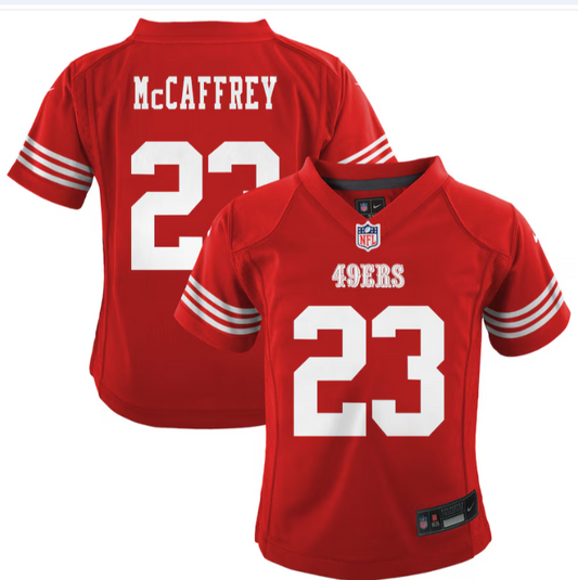 Christian McCaffrey San Francisco 49ers Nike Toddler Game Jersey - Scarlet