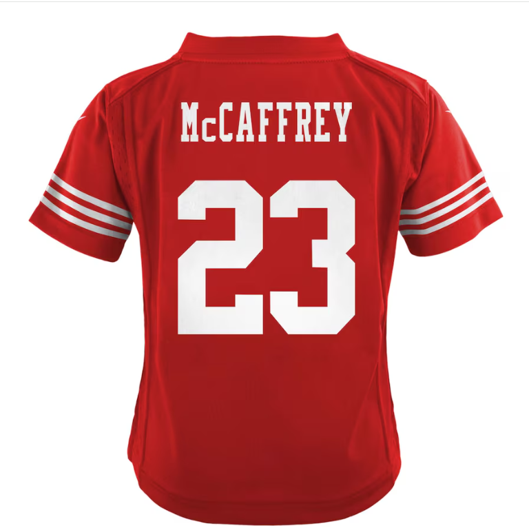 Christian McCaffrey San Francisco 49ers Nike Toddler Game Jersey - Scarlet