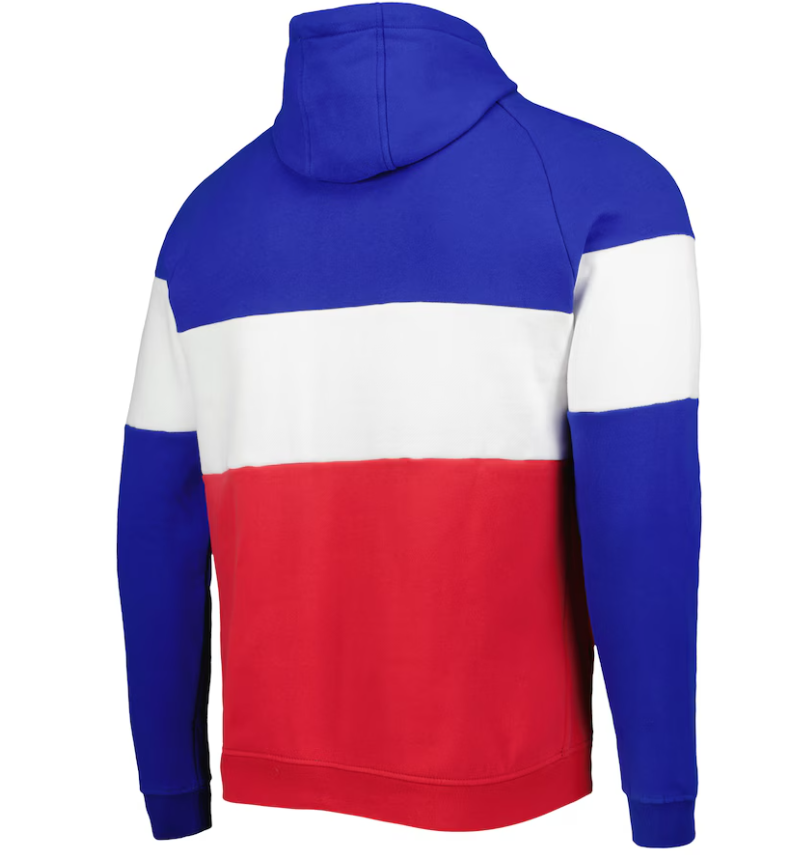 Buffalo Bills New Era Color Block Current Pullover Hoodie - Red
