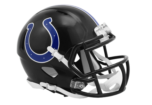 Indianapolis Colts Riddell 2023 On Field Alternate Mini Indiana Nights Speed Replica Helmet