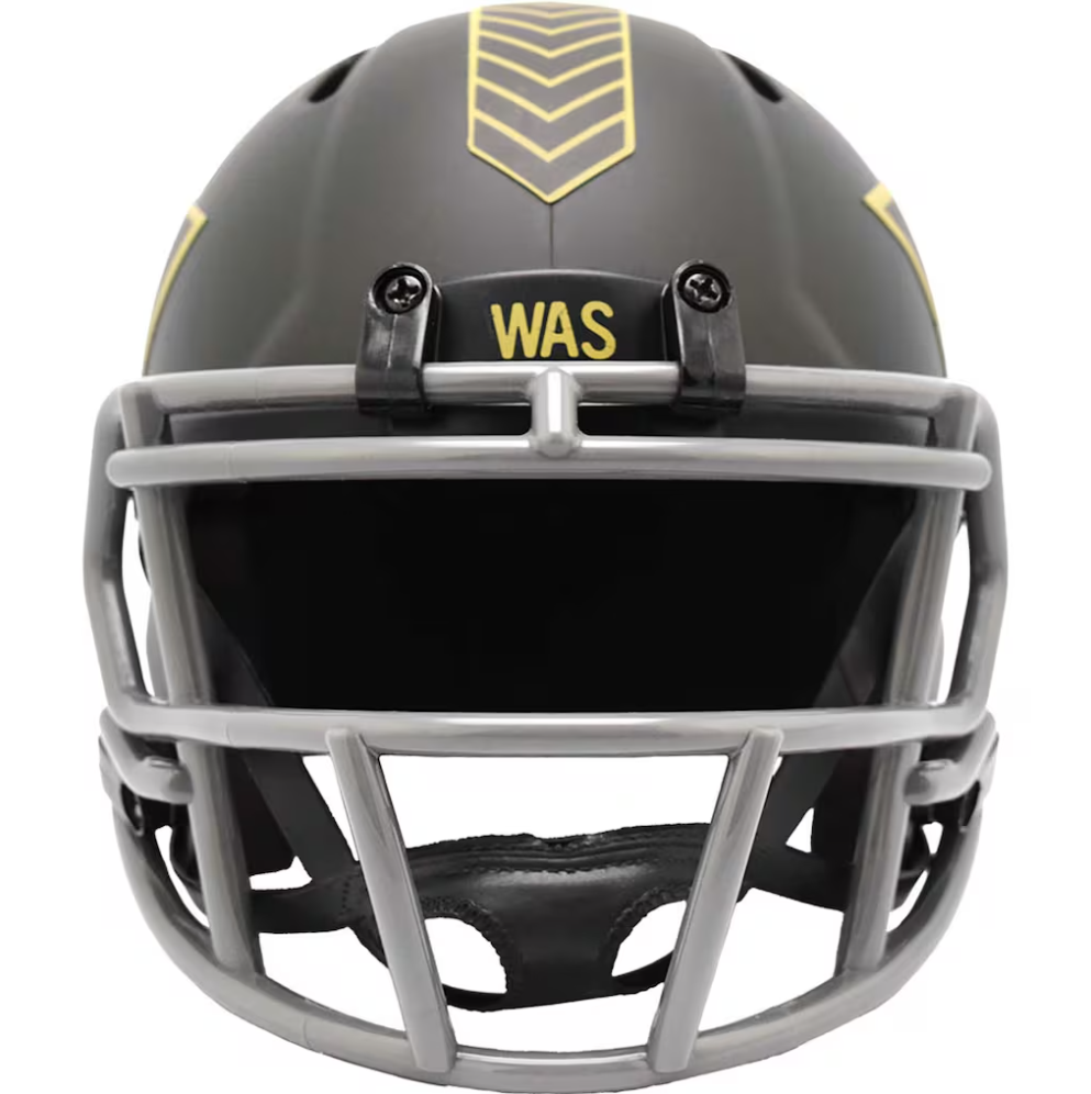 Washington Commanders  2025 Salute to Service (STS) Mini Replica Helmet - Black
