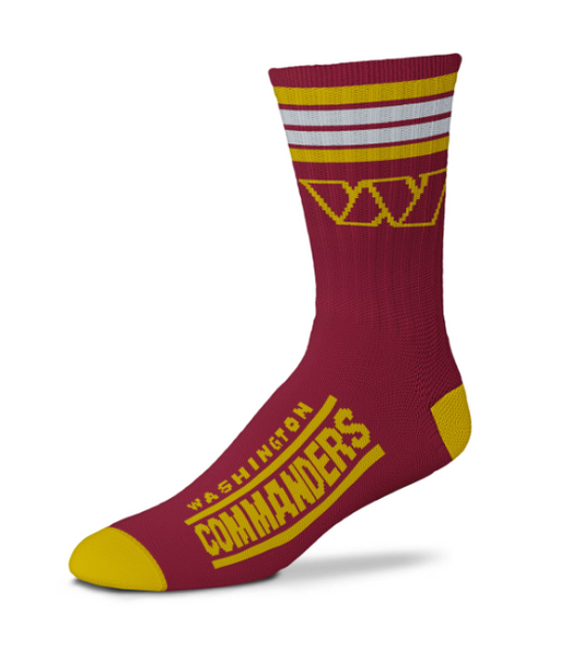 Washington Commanders For Bare Feet Deuce Sock