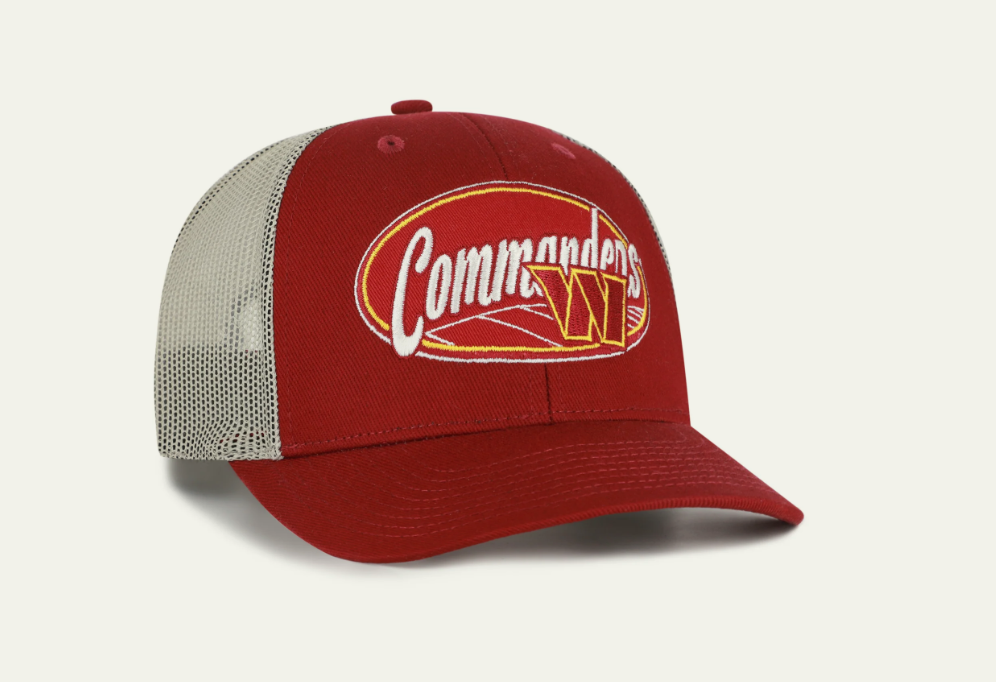 Washington Commanders '47 Enfield Strap Trucker Mesh Snapback Hat